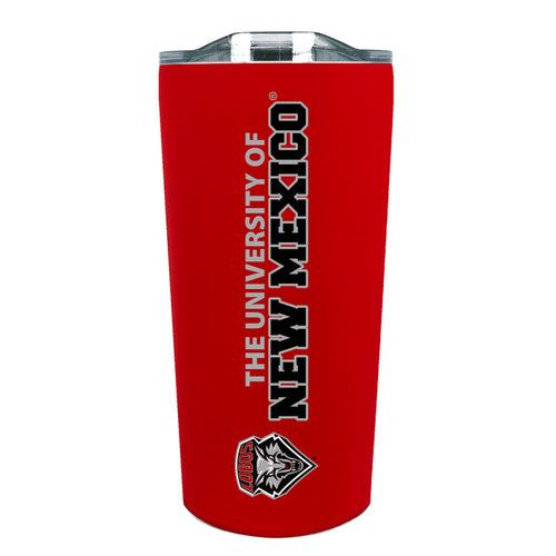 New Mexico Lobos 18oz Stainless Soft Touch Tumbler