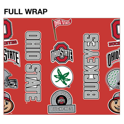 Ohio State 24oz. Stainless Steel Bottle - Sticker Style Wrap
