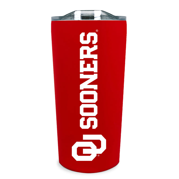 Oklahoma Sooners 18oz Stainless Soft Touch Tumbler