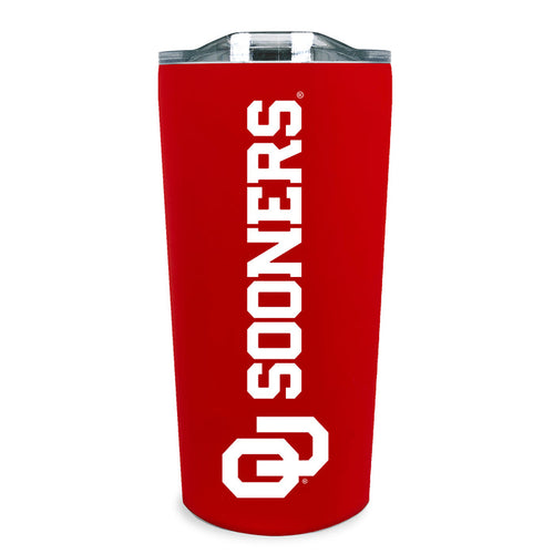 Oklahoma Sooners 18oz Stainless Soft Touch Tumbler