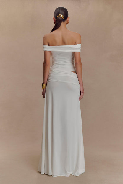 Oliver Slinky Maxi Dress - White