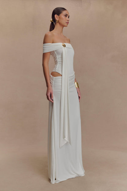 Oliver Slinky Maxi Dress - White