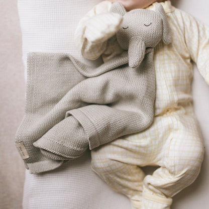 Organic Knit Toy - Ellie Elephant