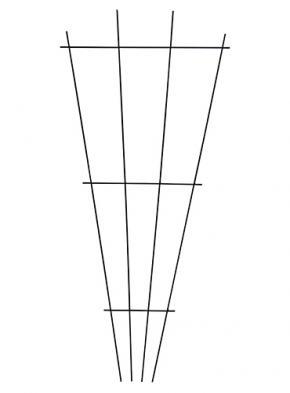 Orton Fantail Plant Trellis