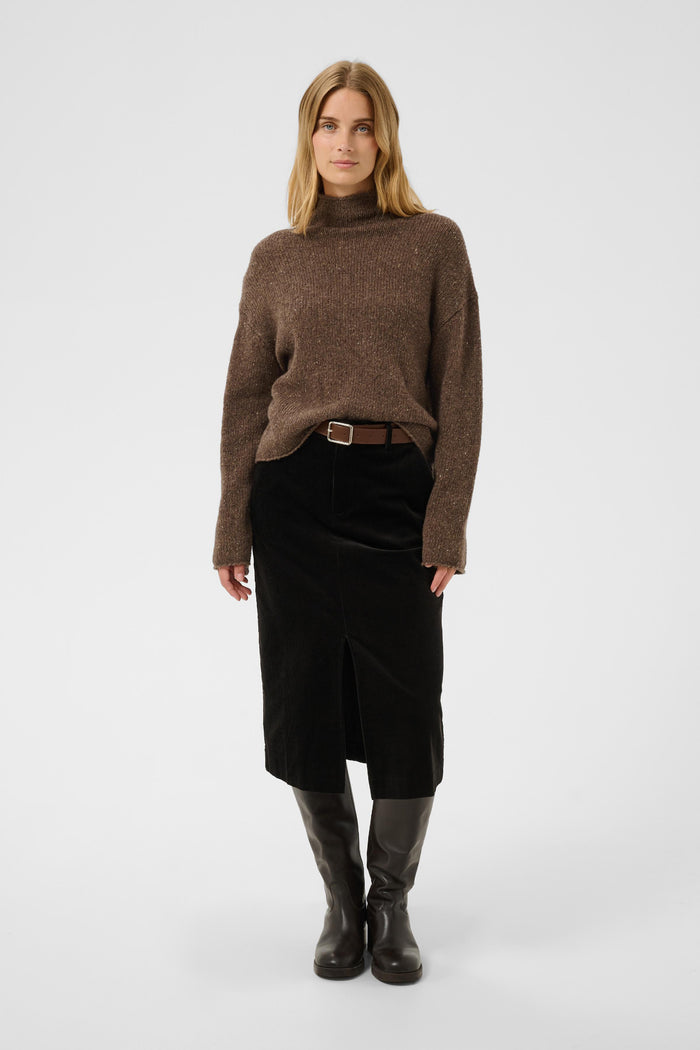 Part Two ChanellyPW Jumper Brown Nepse 30310844 on model Shop Part Two at Dotique