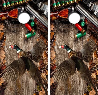 Pheasant Hunting Cornhole Design