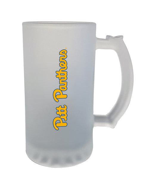 Pittsburgh Panthers 16oz Frosted Glass Mug