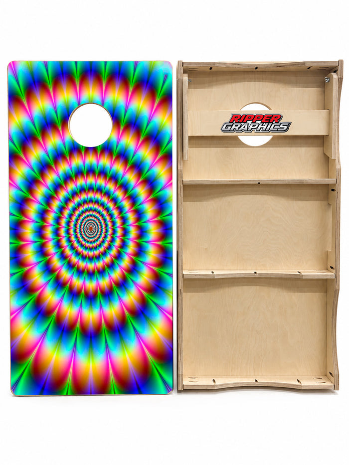 Psychedelic Cornhole Design