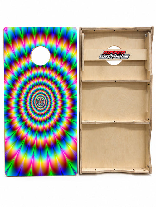 Psychedelic Cornhole Design