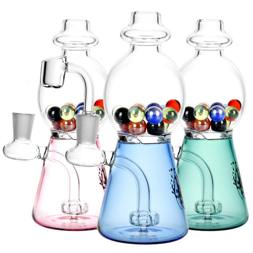 Pulsar 7.5" Gumball Glass Dab Rig