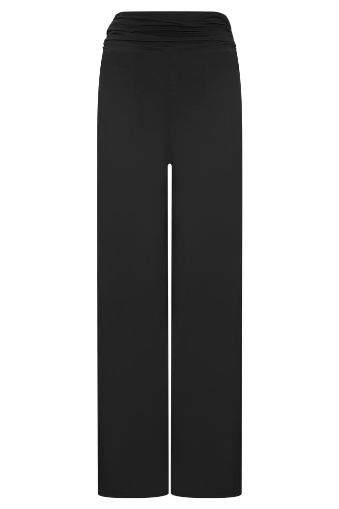 Ramona Modal Straight Leg Pant - Black