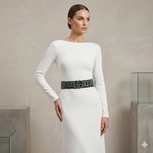 Luxe Chain Stretch Waist Belt