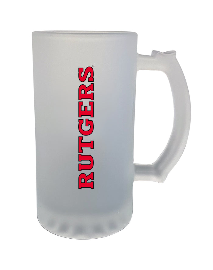 Rutgers Scarlet Knights 16oz Frosted Glass Mug