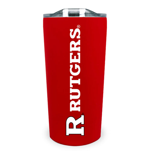 Rutgers Scarlet Knights 18oz Stainless Soft Touch Tumbler
