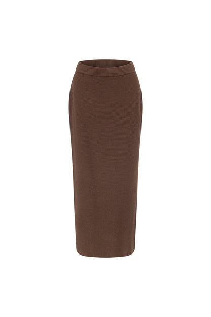 SAMPLE-Heather Skirt - Mahogany