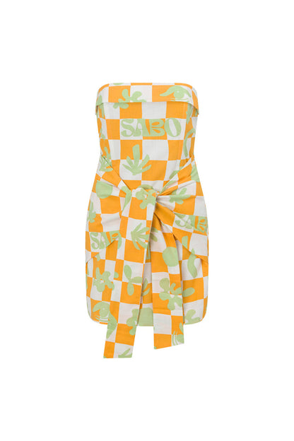 SAMPLE-Kingsley Dress - Sabo Checkerboard