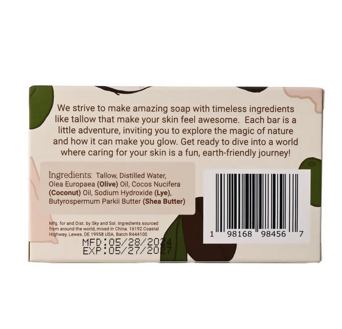 Sky and Sol Tallow Soap