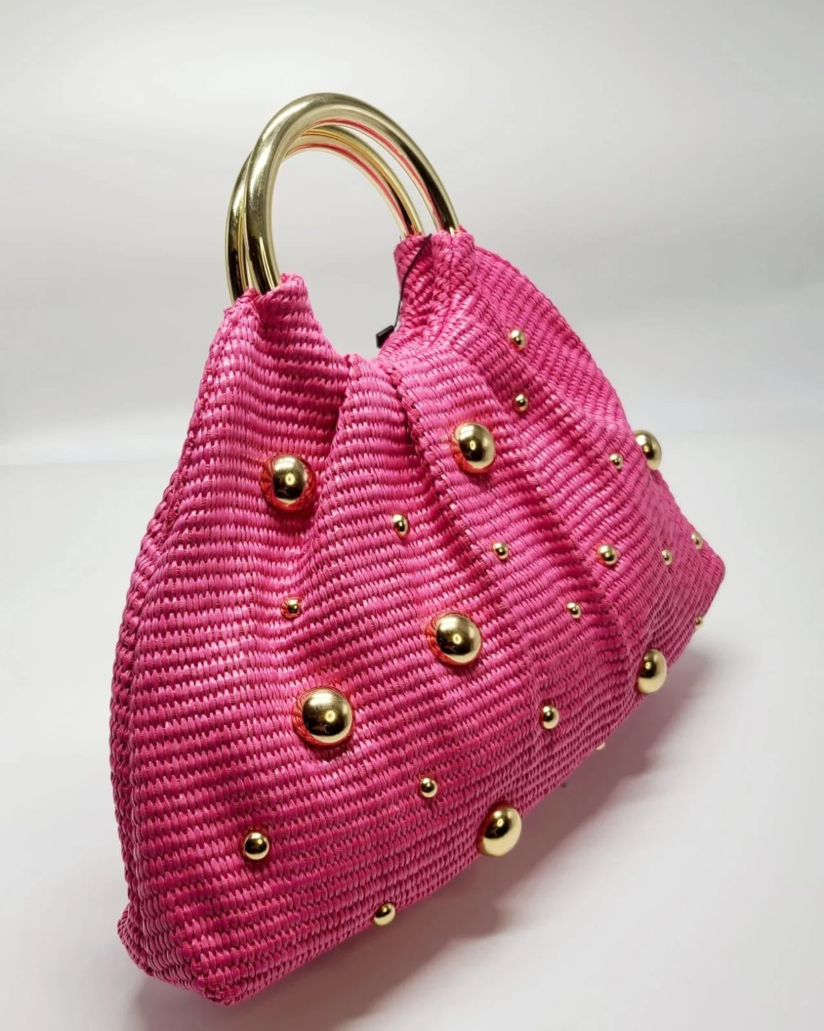 Soft Woven Tote Bag – Vacation Mode Woven Tote (Fuchsia)