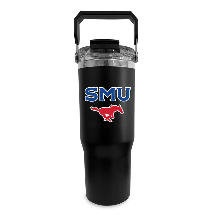 Southern Methodist Mustangs 32oz Stainless Bucket Handle Tumbler