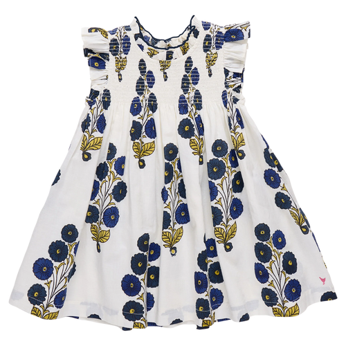 Stevie Dress Navy Buttercup Floral