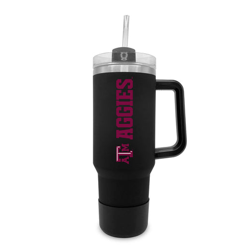 Texas A&M Aggies 40oz Stainless Tumbler w/Removable Straw