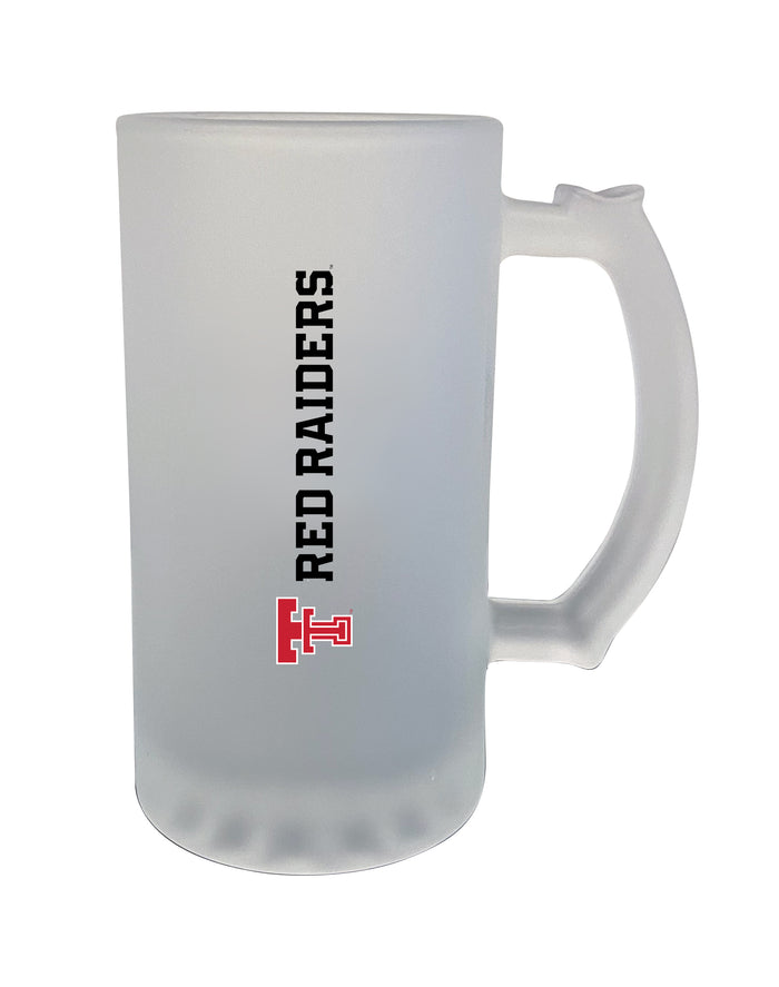 Texas Tech Red Raiders 16oz Frosted Glass Mug