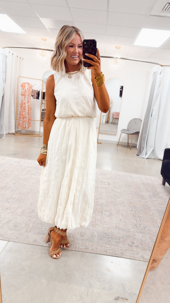 The Bubble Bliss Two-Piece Set-Ivory