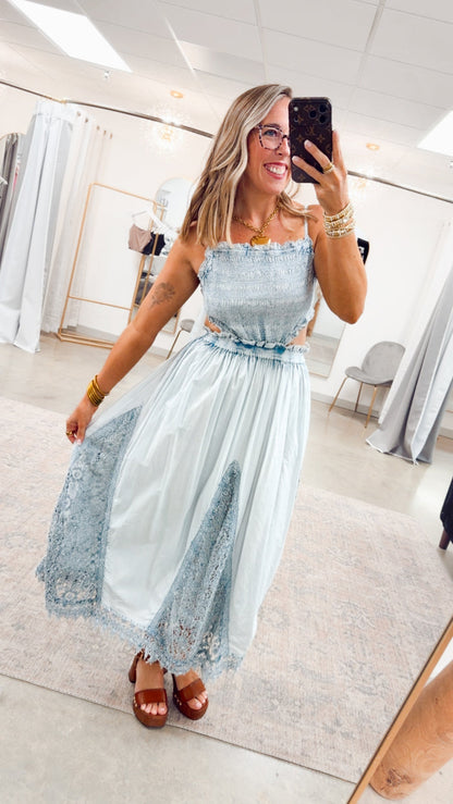 The Lumen Dress-Denim