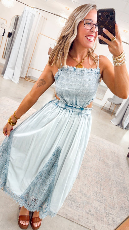 The Lumen Dress-Denim