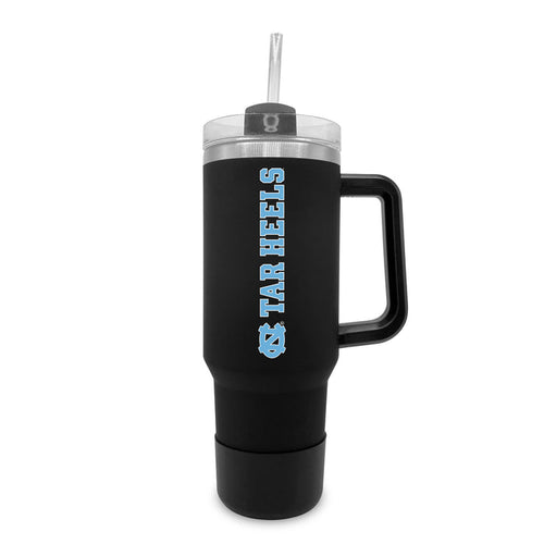 UNC Tar Heels 40oz Stainless Tumbler w/Removable Straw