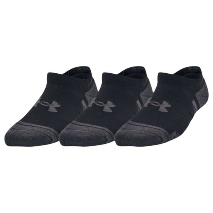 Under Armour Performance Tech 3 Pack No Show Socks Junior