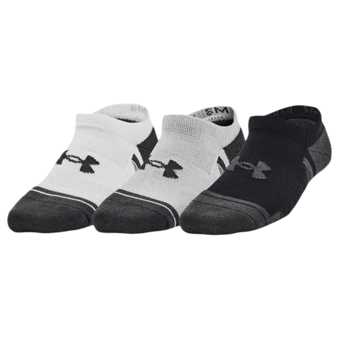 Under Armour Performance Tech 3 Pack No Show Socks Junior