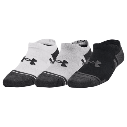 Under Armour Performance Tech 3 Pack No Show Socks Junior