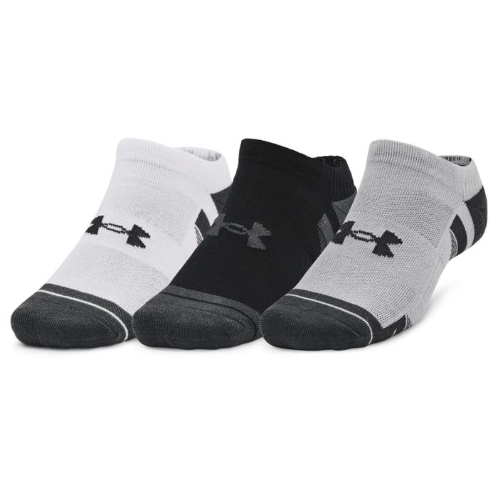 Under Armour Performance Tech 3 Pack No Show Socks Men