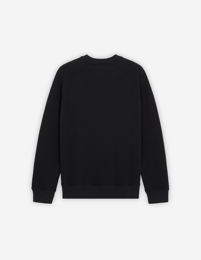 Unisex Chillax Fox Patch Classic Sweatshirt Black