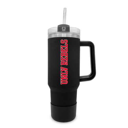UNLV Rebels 40oz Stainless Tumbler w/Removable Straw