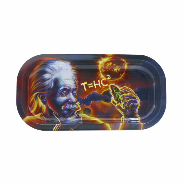 V Syndicate Metal Rolling Tray - T=HC2 Einstein Solar Diesel