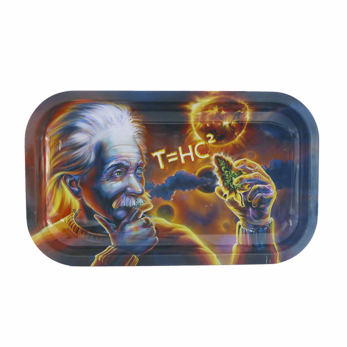 V Syndicate Metal Rolling Tray - T=HC2 Einstein Solar Diesel