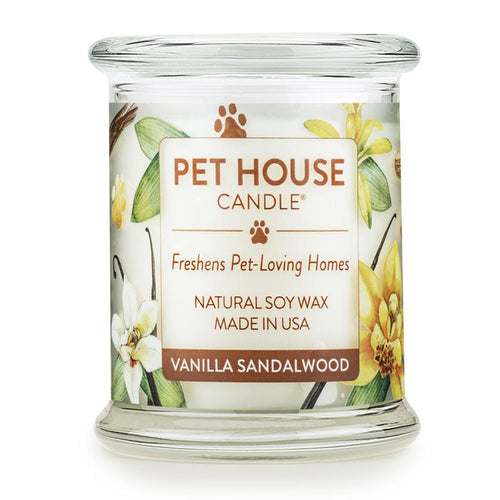 Vanilla Sandalwood Pet House Candle