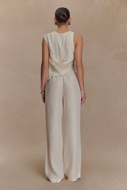 Violeta Asymmetric Top - Ivory
