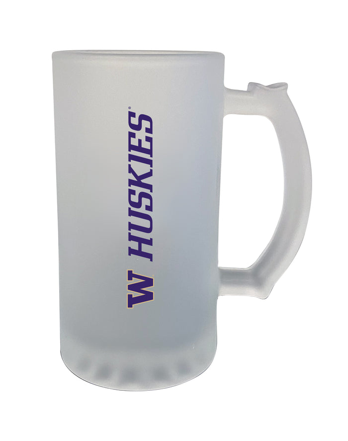 Washington Huskies 16oz Frosted Glass Mug