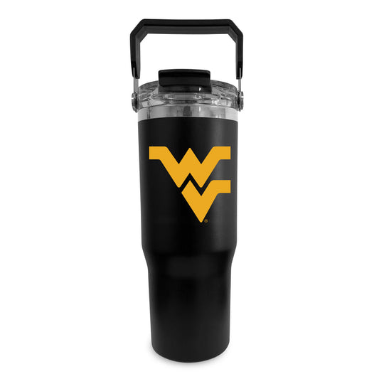 West Virginia Mountaineers 32oz Stainless Bucket Handle Tumbler