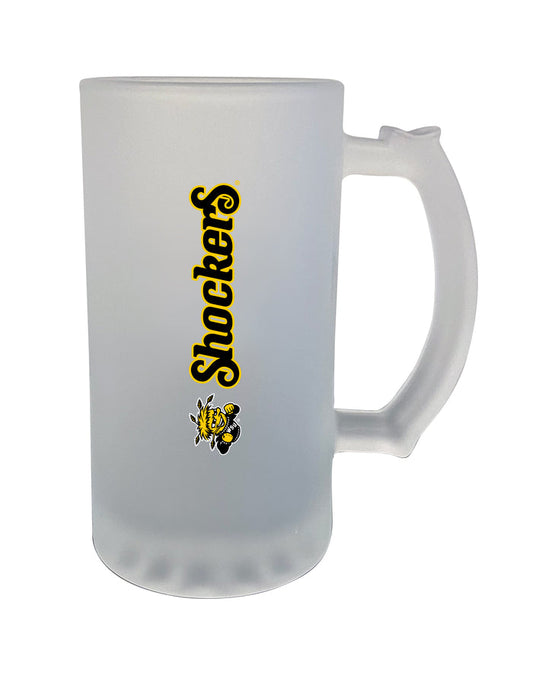 Wichita State Shockers 16oz Frosted Glass Mug