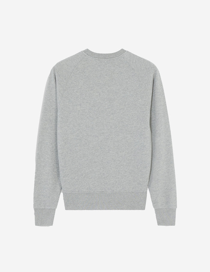 Women's Tricolor Fox Patch Adjusted Sweatshirt Grey Melange