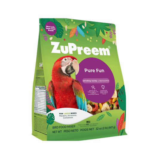 ZuPreem Pure Fun Bird Food for Large Birds 2lb
