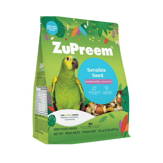 Zupreem Sensible Seed Bird Food for Large Birds 2 lb