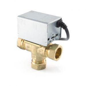 ZVM28 Motorised Mid-position Valve - 3 Port 28mm - Cool Energy Shop